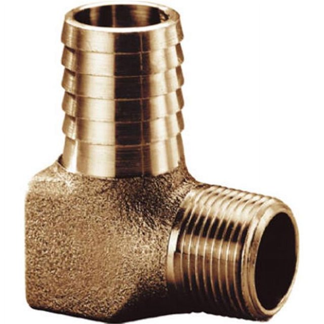 Water Source HE7501NL 0.75 x 1 in. Brass- Hydrant Elbow