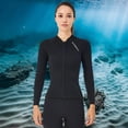 thumbnail image 1 of Hommes Femmes Veste Rapide Combinaison de Plongée Natation Hommes Femmes 2 Pcs Surf Humide Surf Snorkeling Femmes P, 1 of 8