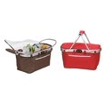 thumbnail image 1 of GOODHOPE Bags Glacière Panier Pliable, Brun, 1 of 3