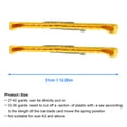 thumbnail image 1 of Ice Skate Guards, 1 Pair Plastic Ice Skating Guards Figure Skate Guards Hockey Skate Guards Skate Blade Covers With Adjustable Spring for Figure Hockey Skates, 1 of 3