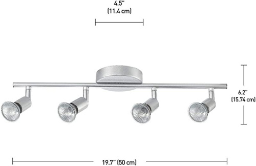 Globe Electric Ensemble d'éclairage sur rail à 4 lumières, collection Payton de Globe Electric