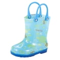 thumbnail image 1 of PMVFHDE Bottes de Pluie Rouges pour Tout-Petits Bottes de Pluie pour Tout-Petit Bottes de Pluie pour Bébé Bottes de Pluie Courtes pour Tout-Petit Faciles à Enfiler Légères Bleu Ciel, 3-4 Ans, 1 of 4