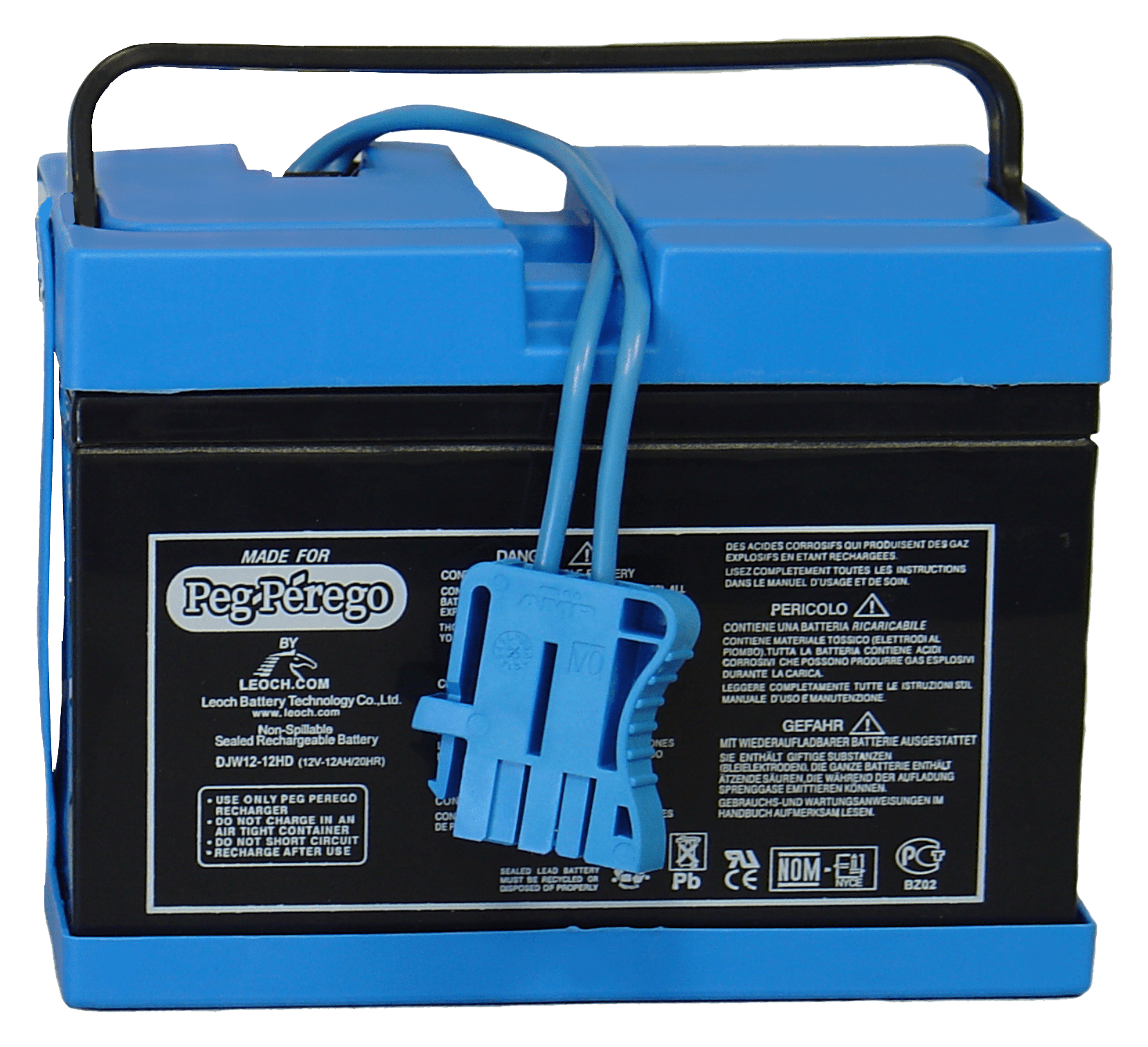 Official Peg Perego 12-Volt Rechargeable Battery