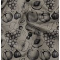 thumbnail image 1 of Soimoi polyester Crepe Fabric Mix Fruits Print Fabric by the Yard 52 Inch Wide, 1 of 6