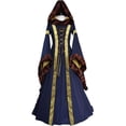 thumbnail image 2 of lSLJS Medieval Robe Rétro Renaissance pour Femmes, Robe Maxi Medieval pour Femmes, 2 of 4