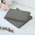 thumbnail image 2 of Kitchen Water Absorbent Lint Dishwashing Cloth Cleaning And Decontamination Scouring Pad Household Household Quick Drying Cleaning Rag 4PC Hand Cleaning Towels Fringe Hand Towels Lattice Towel Glass, 2 of 4