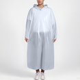 thumbnail image 2 of Versatile Wraps for All Seasons Oversized Raincoat with Lace Design and Button Closure for Outdoor Activities and Casual, 2 of 4
