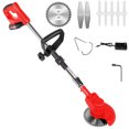 thumbnail image 2 of Bilqis Foldable String Grass Trimm Er Weed Eater Without 24V Lithium- Batteries, 2 of 9