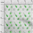 thumbnail image 2 of oneOone Tissu Polyester Lycra Vert Ciseaux Matériel de Robe Tissu Imprimé Tissu au Mètre 56 Pouces de Large, 2 of 5