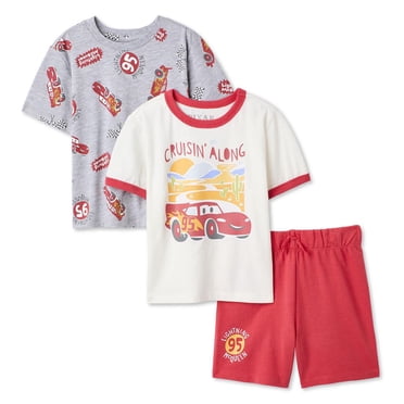 Ensemble 3 pièces avec short Cars Disney pour petits garçons