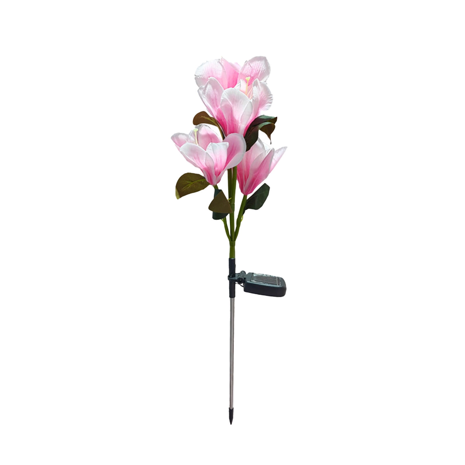 TopLLC Solar Lights Outdoor Solar Simulated Outdoor Decorative Flowers Garden Luminous Magnolia Decorative Lights Garden Lights Holiday Lights Waterproof Solar Garden Lights
