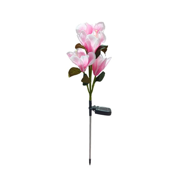 TopLLC Lumières Solaires Extérieures Fleurs Décoratives Extérieures Simulées Solaires Jardin Lumineuses Magnolia Lumières Décoratives Lumières de Jardin Lumières des Fêtes Lumières Solaires Étanches pour Jardin