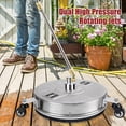 thumbnail image 4 of Driveway Surface Washer, Dual Pressure Spray Pressure Washer Surface Cleaner 16.5 Inch with 4 Wheels for Sidewalks, 4 of 7