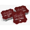 thumbnail image 4 of Inkdotpot Real Silver Foil Bracket Shape Paper Hang Tags Thanks From The New Wedding Favor Tags Pack Of 100, 4 of 7