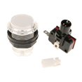 thumbnail image 1 of Bunblic 5x32mm Round Game Machine Arcade Push Button LED Illuminated & Switch DC12V White 5 Pcs, 1 of 8
