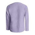 thumbnail image 5 of T-shirt Décontracté Uni à Manches Longues et Col en V, 5 of 5