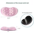 thumbnail image 3 of BRILA Ergonomic Memory Foam Mouse Wrist Rest Support Pad Cushion for Computer, Laptop, Office Work, PC Gaming - Massage, 3 of 5