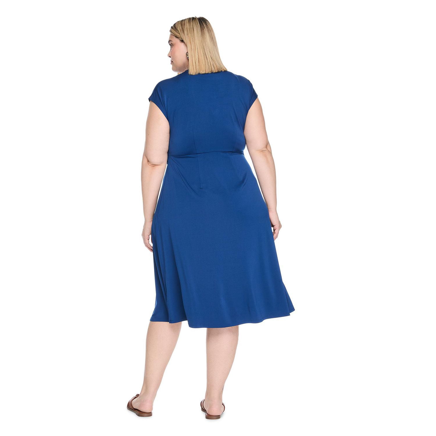 Robe avec motif croisé à l’avant Lane Bryant Plus pour femmes