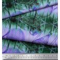 thumbnail image 3 of Soimoi Polyester Crepe Fabric Men & Hot Air Balloon Holiday Print Fabric by Yard 52 Inch Wide, 3 of 3