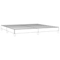 thumbnail image 2 of vidaXL Bed Frame Light Grey 193x203 cm King Velvet, 2 of 7