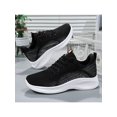 thumbnail image 4 of Innerwin Chaussures Athlétiques pour Femmes Tige Tissée Fly Chaussure de Course Sport Espadrilles Légères Entraînement Entraînement Physique Gym Noir 7, 4 of 6