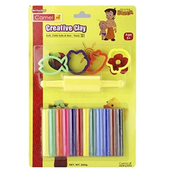 ISTAR 12 Shades Camel Creative Clay Soft, Child Safe & Non-Toxic for All Kids Arts & Crafts