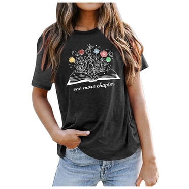 LUOGENLI T-shirts pour Femme pour Femmes T-Shirt à Manches Courtes Imprimé à Col Rond T-Shirt pour Femmes T-shirts Graphiques T-shirts Amusants Vêtements d'Été T-shirts pour Femmes T-Shirt Graphique Pâques TG