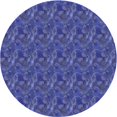 thumbnail image 1 of Ahgly Company Tapis Rond Lavable en Machine Intérieur Transitionnel Bleu Saphir, 7 Pieds Rond, 1 of 7