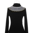 thumbnail image 3 of INSPIRE CHIC Collier Faux Détachable, Mini Cape Brodée Col à Volants Dickey Faux Collier pour Blouse Blanc-2, 3 of 5