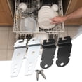 thumbnail image 1 of 8212560 & 8269145 Metal Dishwasher Mounting Brackets Clips Replacement New, 1 of 10