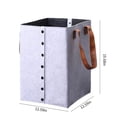 thumbnail image 2 of EGNMCR Laundry Baskets Laundry Bag Foldable Laundry Hamper Folding Storage Basket Portable Laundry Basket Sundries Toy Storage Basket Clothes Laundry Basket, 2 of 7
