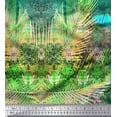 thumbnail image 2 of Soimoi Poly Georgette Fabric Branch & Colorful Parrot Panel Printed Craft Fabric by The Yard 52 Inch Wide, 2 of 3