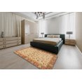 thumbnail image 4 of Ahgly Company Indoor Rectangle Abstract Chocolate Brown Oriental Area Rugs, 8' x 10', 4 of 6