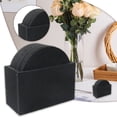 thumbnail image 2 of Set Of 12 Drink -Coasters Cup Costers Cup Mat Tableware With Holder NEW, 2 of 3