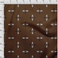thumbnail image 3 of oneOone Silk Tabby Fabric Arrow Ikat Printed Craft Fabric BTY 42 Inch Wide, 3 of 4