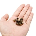 thumbnail image 4 of Unique Bargains 8x16mm Mini Brads Round Paper Fasteners for Art Crafting, Bronze Tone 100pack, 4 of 5