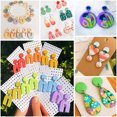 thumbnail image 4 of 142 Pcs  Clay Cutters Set Clay Earring Cutters With Earrings Accessories For  Clay Jewelry Making, 4 of 8