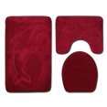 thumbnail image 1 of Thinsony Easy-to-Maintain Bathroom Rug Soft Touch And Not Easily Deformed Home Decor PJ210922-A012 50*80cm 1Set, 1 of 6