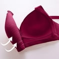 thumbnail image 3 of Soutiens-gorge à Fermeture avant pour Femmes, Soutien-Gorge Convertible, Style Sport à Encolure en V, W-248 Rouge 3TG, 3 of 4