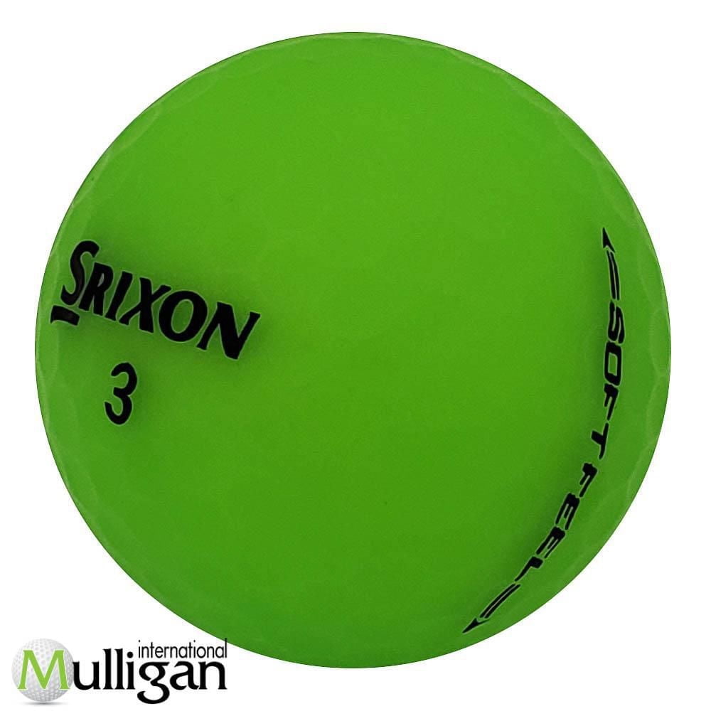 Mulligan - 12 balles de golf récupérées Srixon Soft Feel - matte - 4A, Vert
