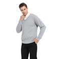 thumbnail image 4 of TOPTIE Pull à Enfiler en Coton Tricoté Col en V pour Hommes Manches Longues, 4 of 8