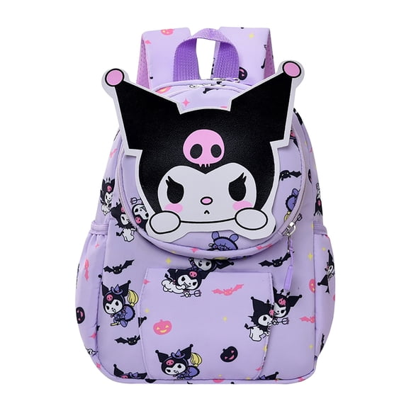 Sac à Dos Kuromi pour Garçons et Filles, Sac à Dos d'École Dessin Animé, Sac d'École pour Étudiants, Sac à Dos Mignon et Tendance Kuromi, Sac à Dos de Voyage, Cadeaux Kuromi pour Enfants, Adultes, Fans, Fournitures de Rentrée