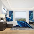 thumbnail image 3 of Designart Ensemble de Literie Moderne et Contemporain 'Liquid Blue Abstract' - Housse de Couette et Shams, 3 of 4