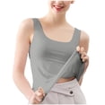 thumbnail image 3 of Posijego Lot de 3 Débardeurs pour Femmes Col Rond Camisoles de Base Couches Débardeurs Sans Manches, 3 of 7