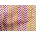 thumbnail image 4 of Tissu Imprimé Géométrique à Rayures et à Chevrons en Voile de Coton Bio 1 Yard 42 Inch Wide, 4 of 4