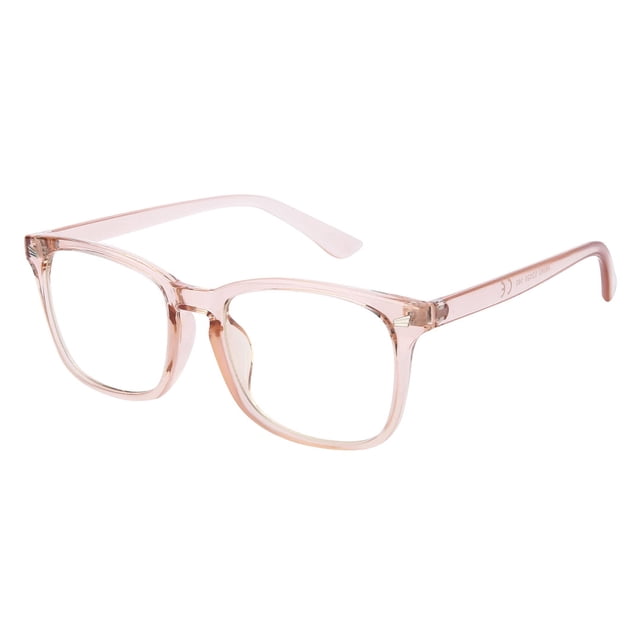 Glasses Riding Outdoor Unisex Square Transparent Lens Eyewear for All Ages with Aluminum Alloy Lightweight Foldable Design and Telescoping Adjustable Fit