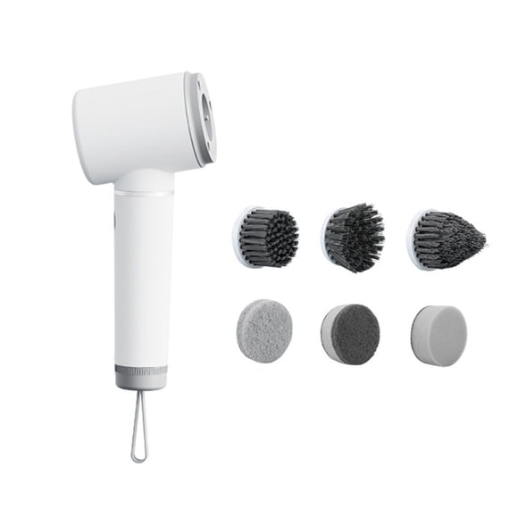 Household Cleaning Tools Battery Grout Brush 6 Heads Bathroom Shower Cleaning Brush