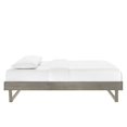 thumbnail image 4 of Modway Billie Queen Rubberwood and MDF Wood Platform Bed Frame in Gray, 4 of 8