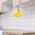 thumbnail image 3 of Hooks for Hanging Creative Style Banana Hook Hanging Banana Staple Storage Hook,To Maintain Fresh Bananas Under Cabinet Banana Hook, 3 of 5