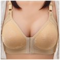 thumbnail image 1 of Timegard Front Closure Bras for Women No Underwire Adjustable Strap Full Support Comfortable Seniors Bra, 1 of 4
